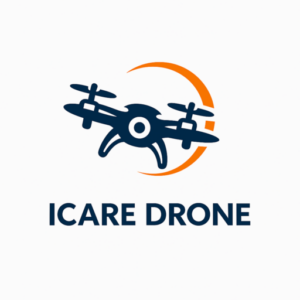Icare drone fond blanc